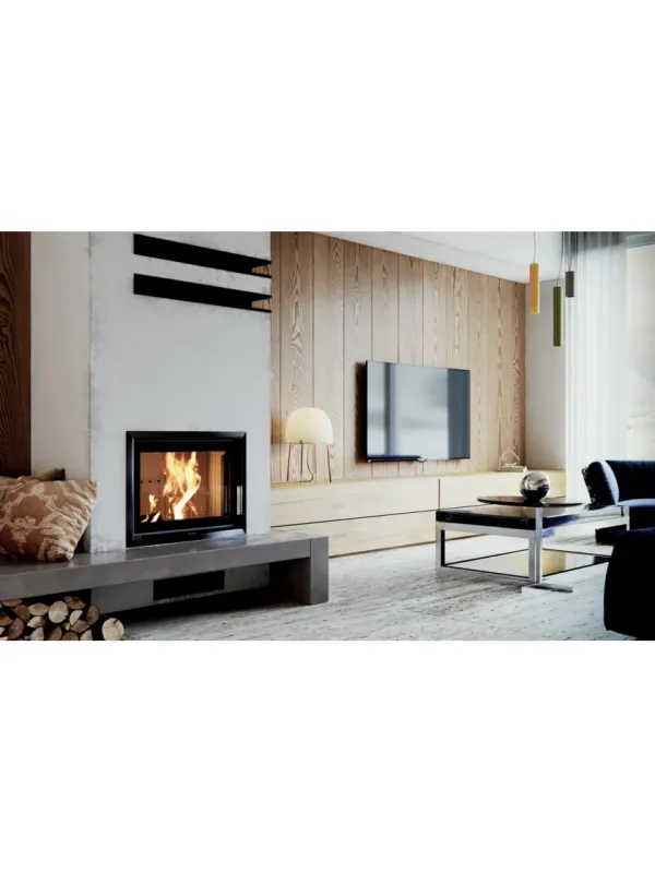 Камінна топка з водяним контуром Defro Home Riva SM  Short
