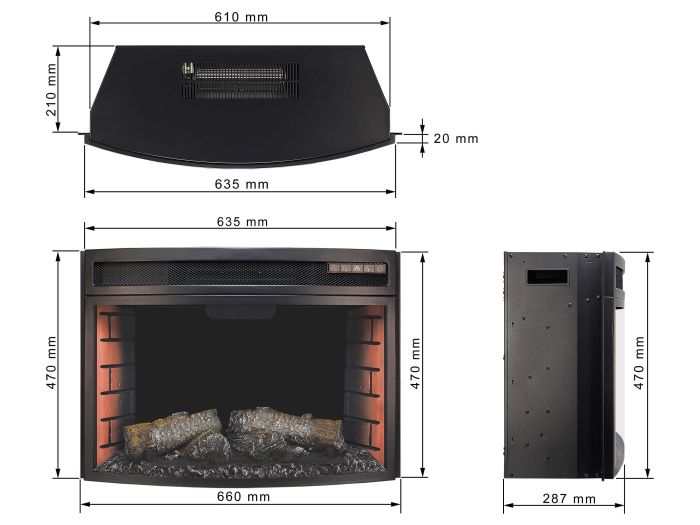 Електрокамін ArtiFlame AF25 Panoramic