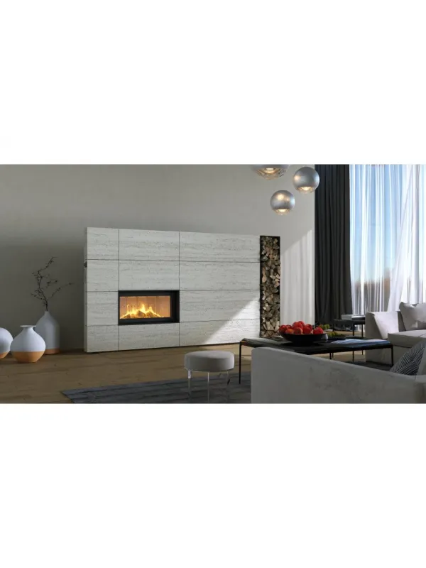 Камінна топка з водяним контуром Defro Home Riva LA G Short