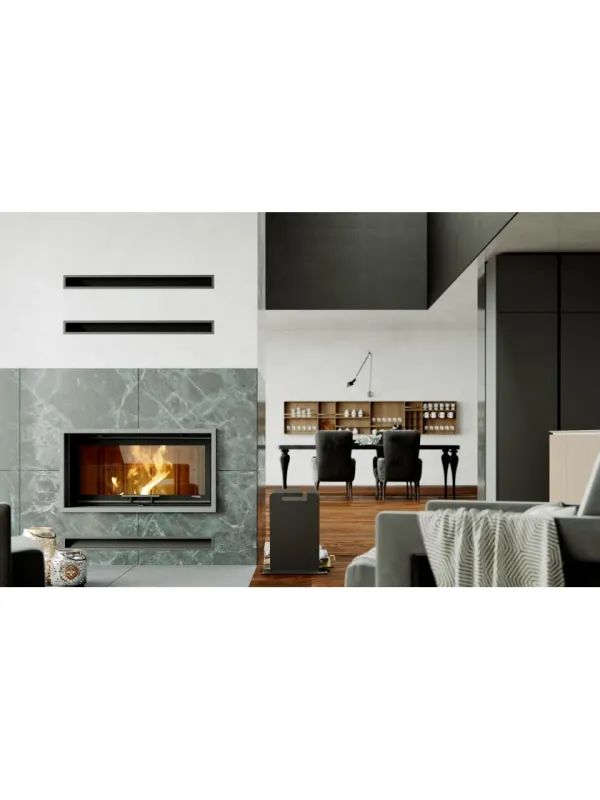 Камінна топка з водяним контуром Defro Home Riva LA G Short