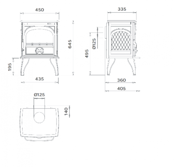 Піч-камін Dovre 250