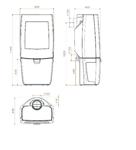 Піч-камін Dovre SENSE 403