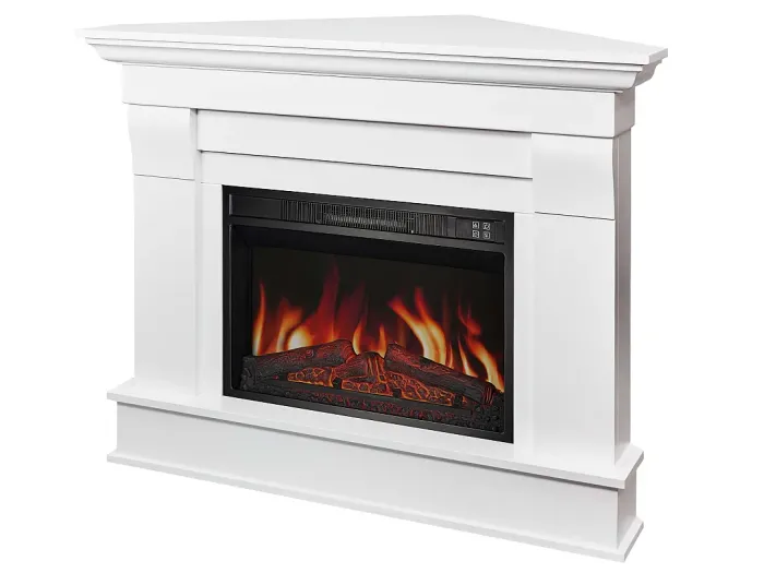 Електрокамін кутовий ArtiFlame Albion Corner AF23S білий