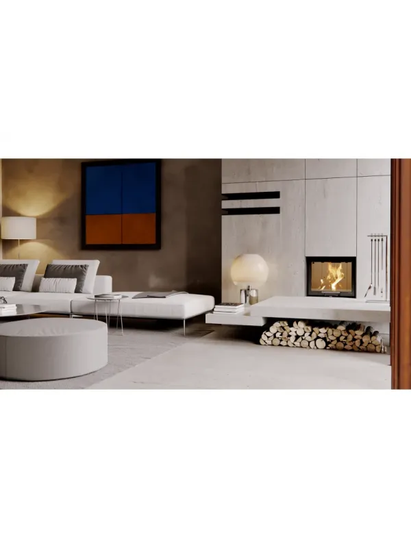 Камінна топка з водяним контуром Defro Home Riva SM  Short
