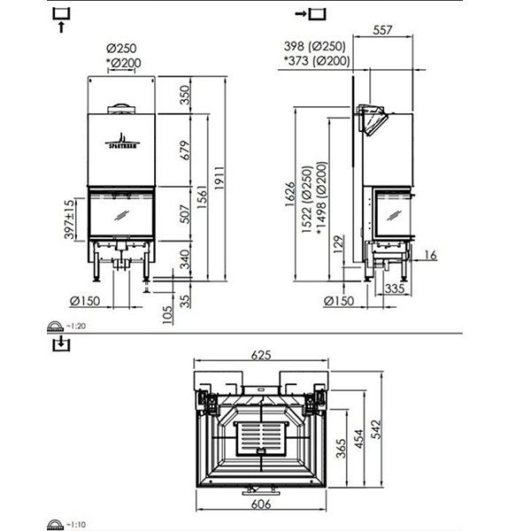 Камінна топка Spartherm Arte 3RL-60h-4S