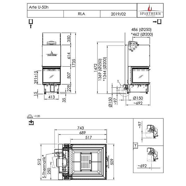 Камінна топка Spartherm Arte U-50h-4S