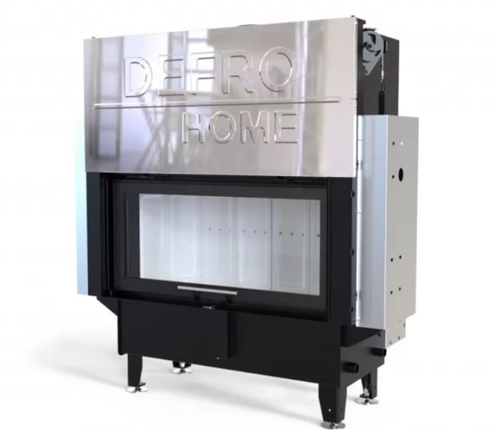 Камінна топка з водяним контуром Defro Home Riva LA G Short