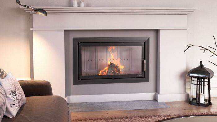 Камінна топка з водяним контуром Defro Home Riva LA Short
