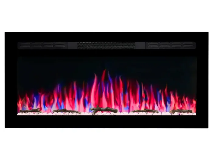 Електрокамін настінний / вбудовуваний ArtiFlame AF37WR з обігрівом і звуком горіння вогню