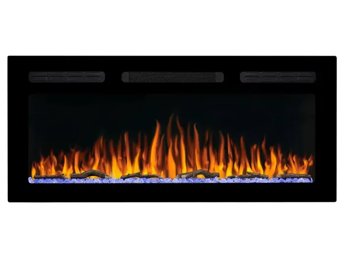 Електрокамін настінний / вбудовуваний ArtiFlame AF40WR з обігрівом і звуком горіння вогню