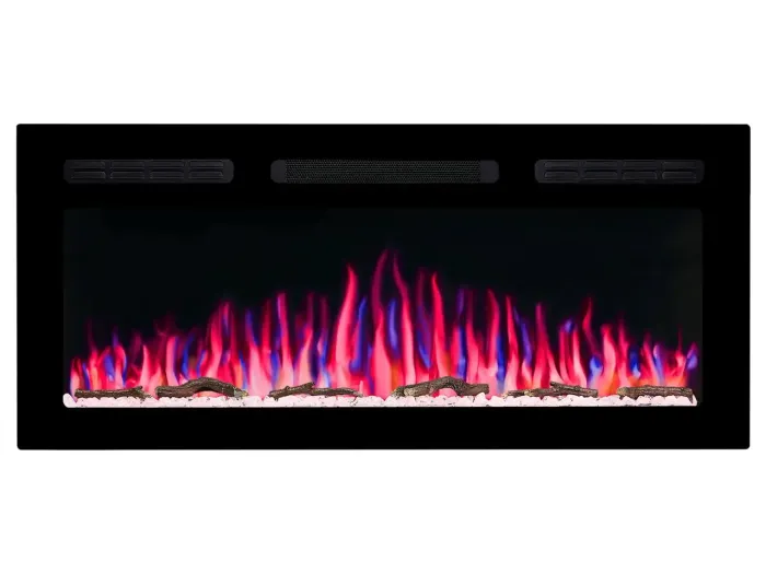 Електрокамін настінний / вбудовуваний ArtiFlame AF40WR з обігрівом і звуком горіння вогню