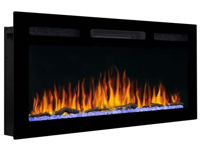 Електрокамін настінний / вбудовуваний ArtiFlame AF40WR з обігрівом і звуком горіння вогню