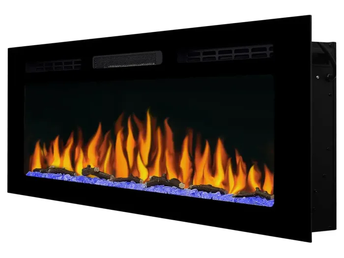 Електрокамін настінний / вбудовуваний ArtiFlame AF50WR з обігрівом і звуком горіння вогню