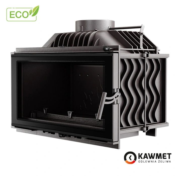 Камінна топка KAWMET W16 Black (9.4 kW) ECO