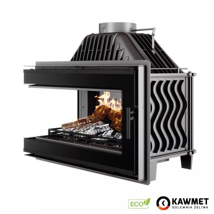 Камінна топка KAWMET W16 LB Black (13.5 kW) ECO