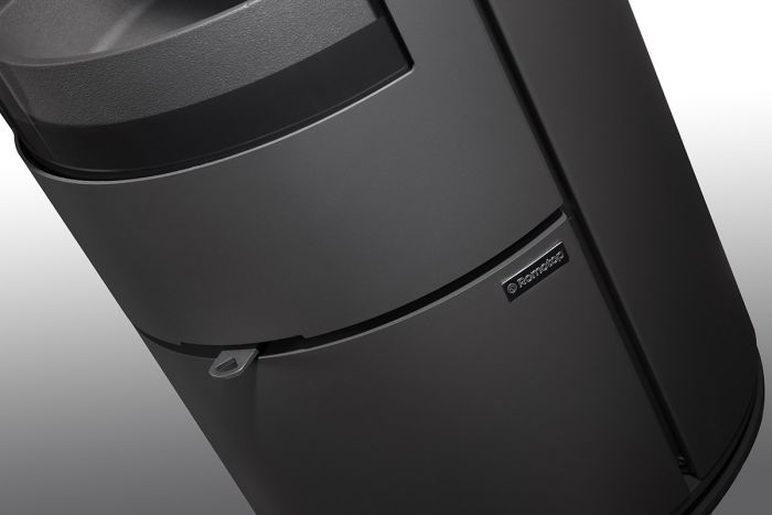 Сталева піч камін Romotop LUANCO N 04 AKUM акумуляційна піч-камін - облицювання пісковик