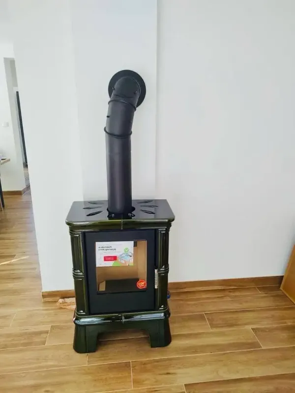 Сталева кахельна піч NORDflam Frovi Green