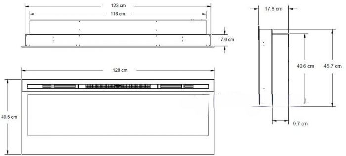 Електрокамін Dimplex Prism 50 LED