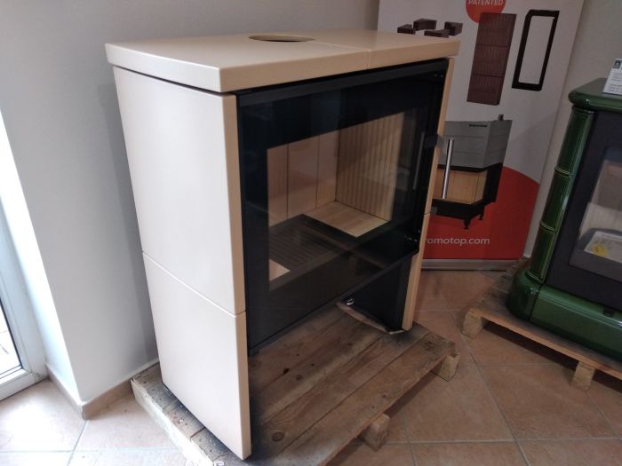 Сталева піч камін Romotop RIANO N 02 - кераміка