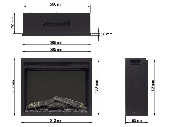 Електрокамін ArtiFlame AF24 Multicolor