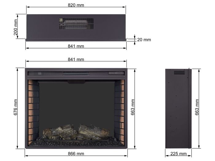 Електрокамін ArtiFlame AF33
