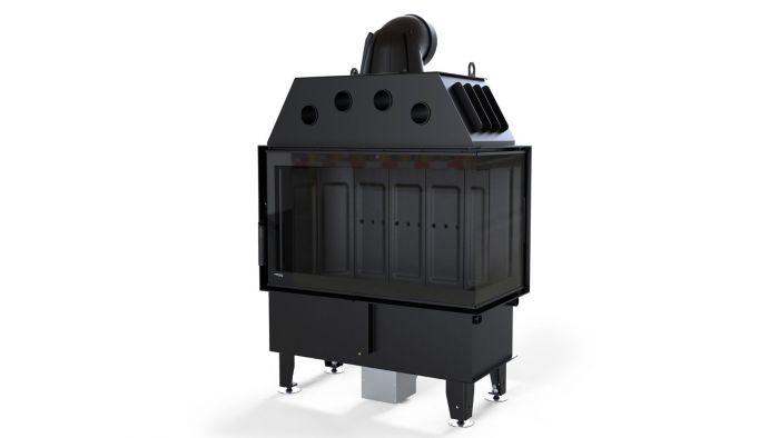 Камінна топка Defro Home INTRA ME BP (чорний шамот)