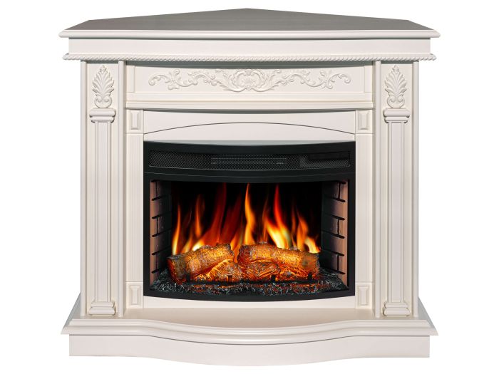 Камінокомплект універсальний 2в1 ArtiFlame Cardinal AF25 білий дуб