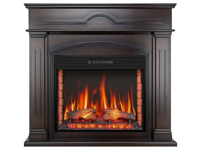 Камінокомплект ArtiFlame DECEMBER AF28S махагон коричневий антик (зі звуком)