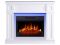Камінокомплект ArtiFlame Linz AF23S білий з LED підсвічуванням