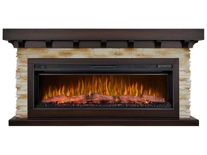 Камінокомплект ArtiFlame LUDWIG AF50 махагон коричневий антик (зі звуком)