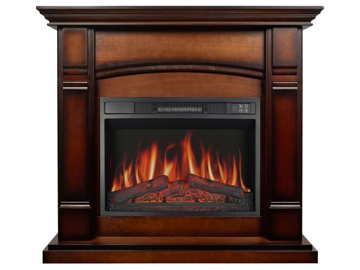 Камінокомплект ArtiFlame MANCHESTER AF23S махагон коричневий антик (зі звуком)