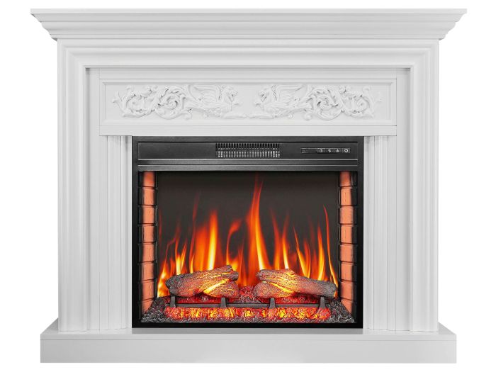 Камінокомплект ArtiFlame MONFERRATO AF28S білий б'янко (зі звуком)