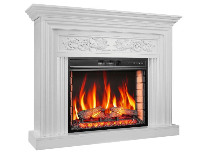 Камінокомплект ArtiFlame MONFERRATO AF28S білий б'янко (зі звуком)