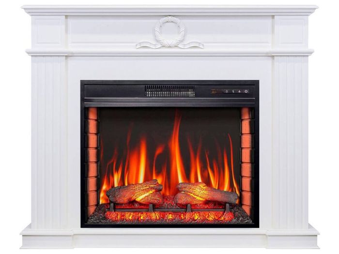 Камінокомплект ArtiFlame NEOCLASSIC AF28S білий б'янко (зі звуком)