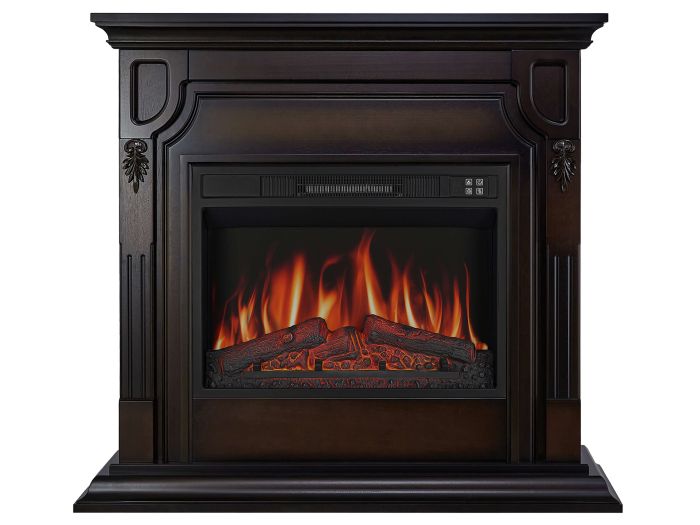 Камінокомплект універсальний ArtiFlame TORONTO AF23S махагон коричневий антик (зі звуком) 2в1