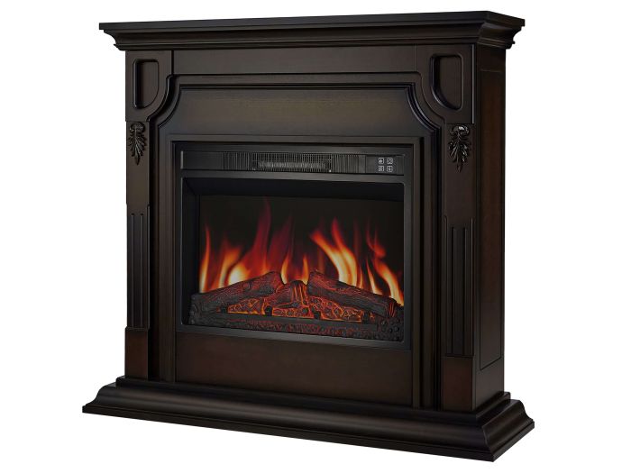 Камінокомплект універсальний ArtiFlame TORONTO AF23S махагон коричневий антик (зі звуком) 2в1