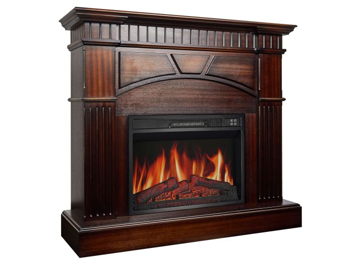 Камінокомплект ArtiFlame YORK AF23S махагон коричневий антик (зі звуком)