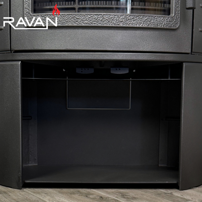 Чавунна піч Ravan Deluxe – потужна опалювальна піч із високоякісного чавуну, для будинку, дачі або заміського котеджу