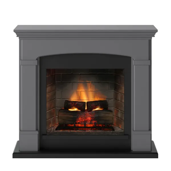 Камінокомплект TAGU HELMI PowerFlame 2 сірий зі звуком