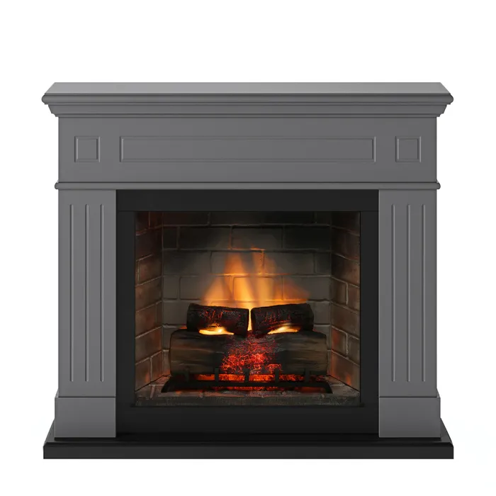 Камінокомплект TAGU LARSEN PowerFlame 2 сірий зі звуком