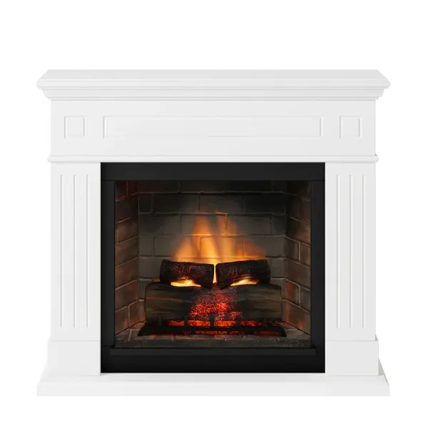 Камінокомплект TAGU LARSEN PowerFlame 2 білий зі звуком