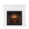 Камінокомплект TAGU LARSEN PowerFlame 2 білий зі звуком