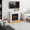 Камінокомплект TAGU LARSEN PowerFlame 2 білий зі звуком