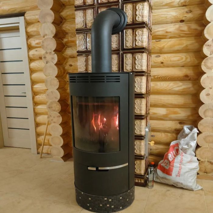 Піч-камін Thorma Andorra black